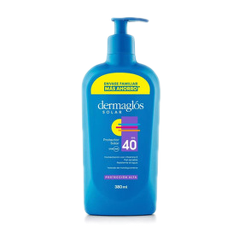Dermaglos Solar 40 Resist Bomba 40 Fps [380 Ml]