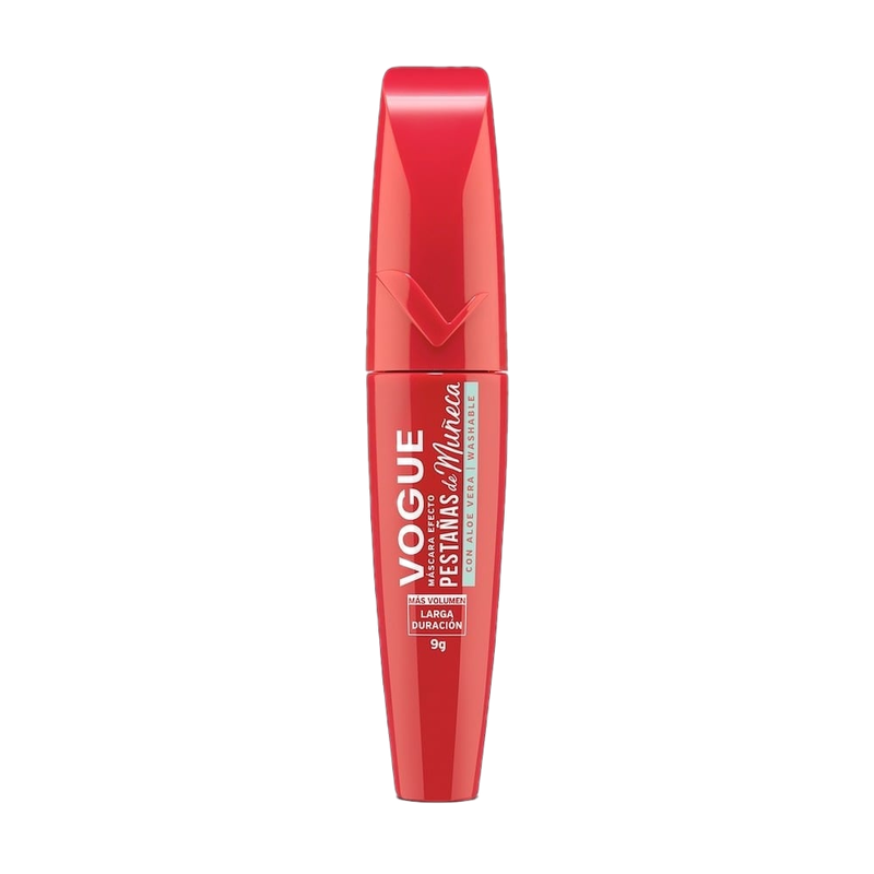 Máscara De Pestañas Vogue Efecto Muñeca Washable 9 G