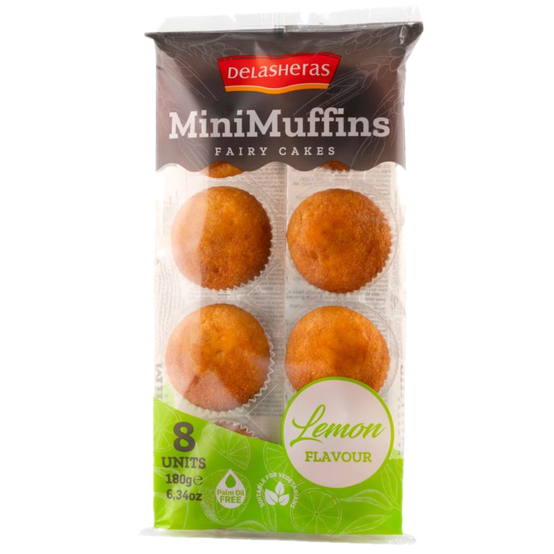 Magdalenas De Las Heras Limón 8 Unidades 180 G