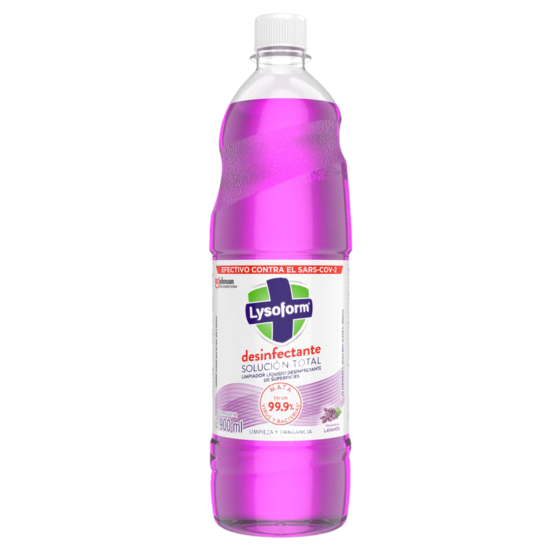 Limpiador Líquido Desifectante Lysoform Lavanda 900 Ml