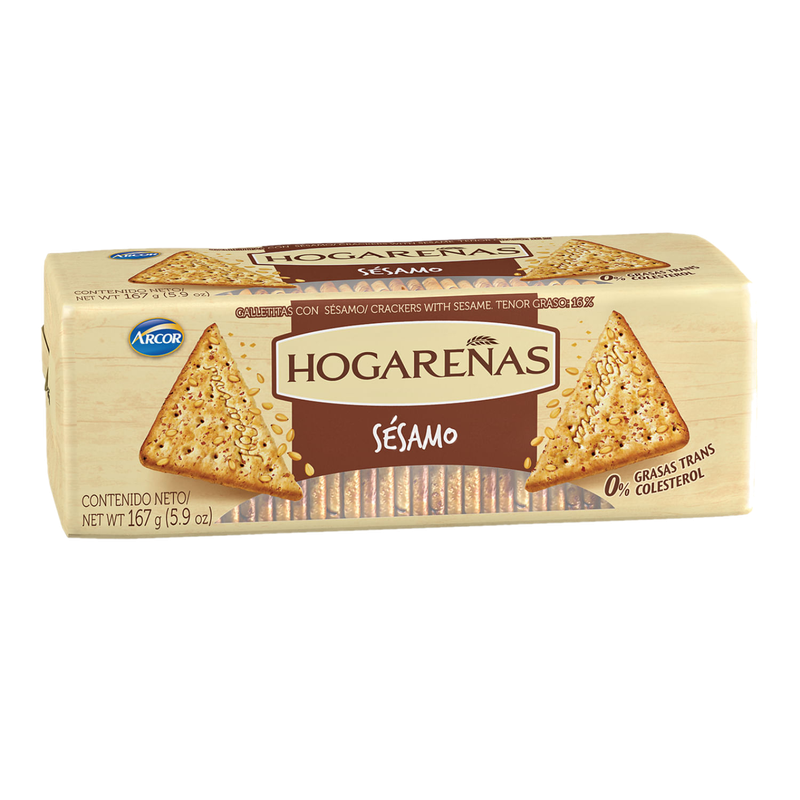 Galleta Arcor Hogareñas Sesamo 167 G