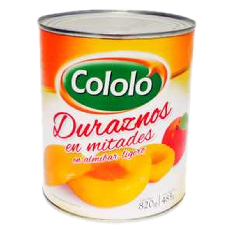 Duraznos En Almibar Cololo 840 G.