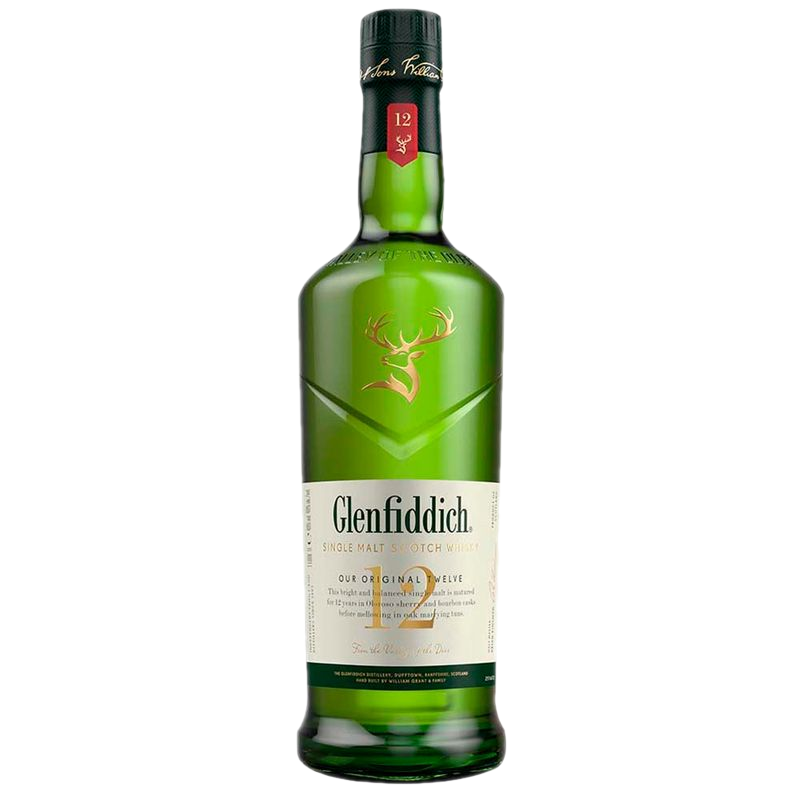 Whisky Escocés Glenfiddich 750 Ml