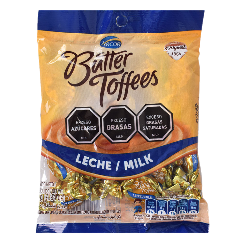 Caramelos Butter Toffees Leche Bolsa 150 G