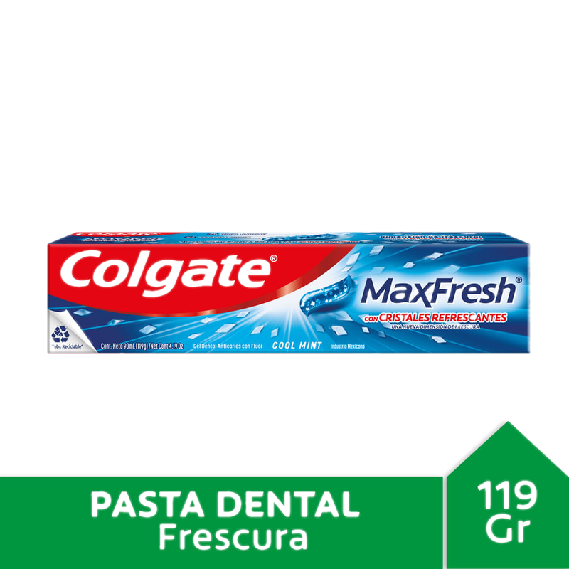 Pasta De Dientes Colgate Max Fresh Cool Mint 90 Ml
