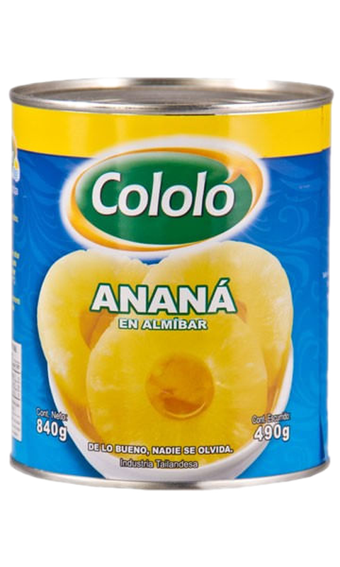Anana En Almibar Cololo Lata 840 G
