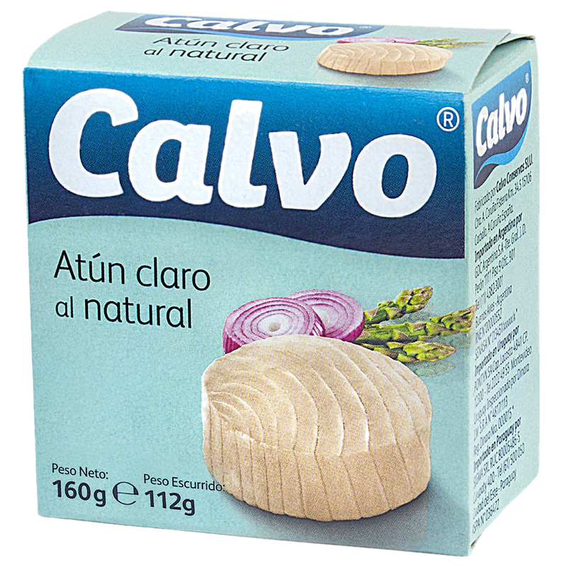 Atún Claro Natural Calvo 160 G