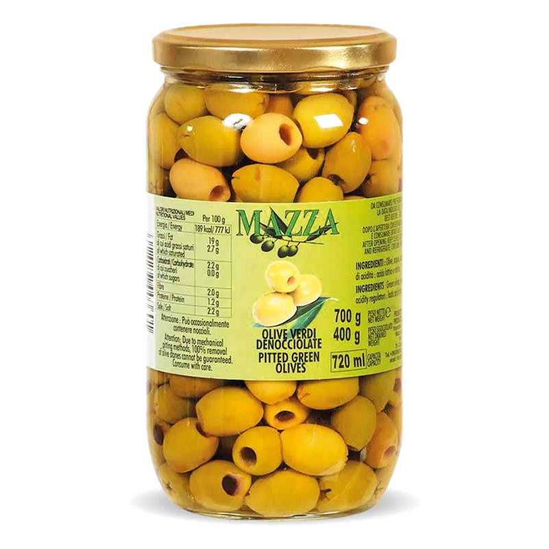 Aceitunas Negras Sin Carozo Mazza 820 G