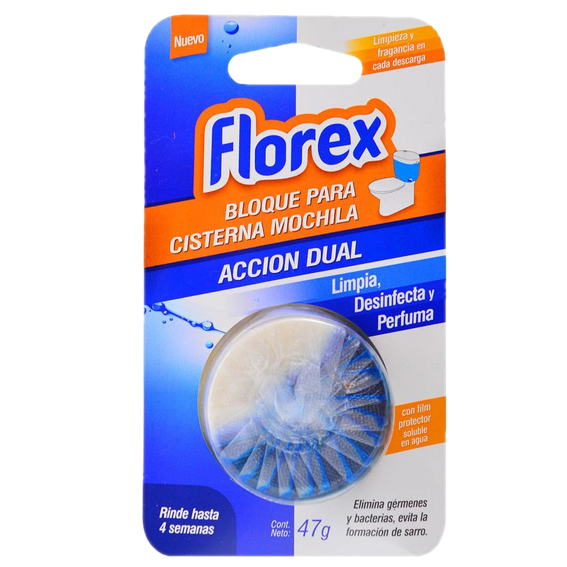 Bloque Inodoro Florex Para Mochila Duo 47 G