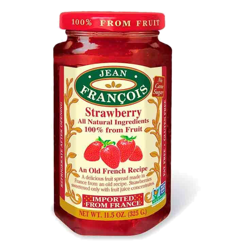 Mermelada Frutilla Sin Azúcar Jean Francois 325 G