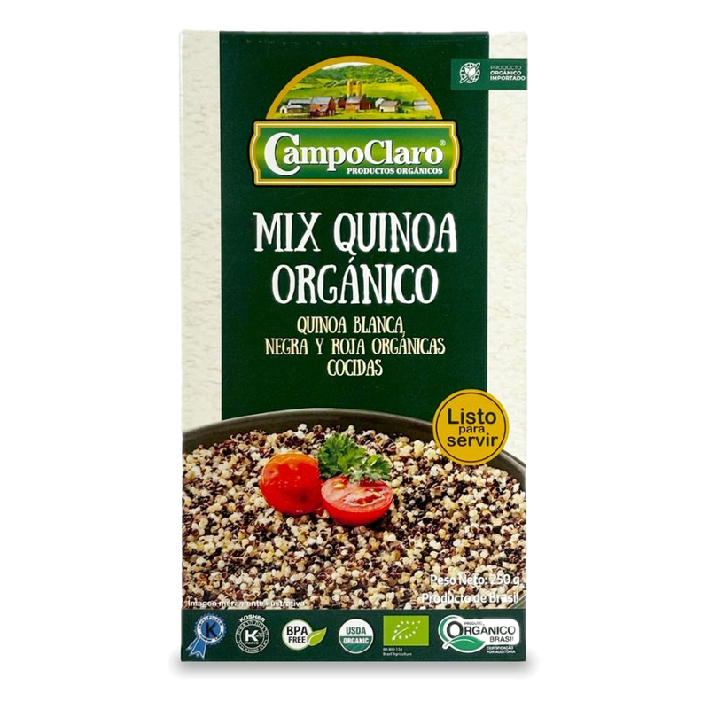 Mix De Quinoa Blanca Y Negra Campo Claro 250 G