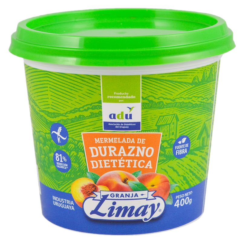 Mermelada Dietética Limay Durazno Pote 400 G