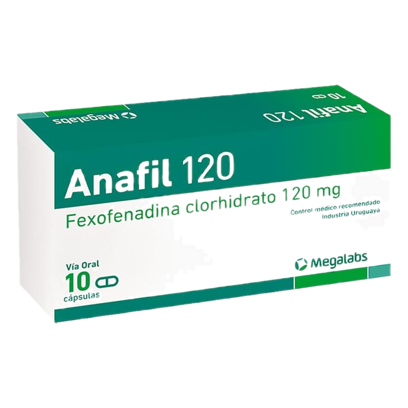 Anafil 120 Mg X 10 Cápsulas