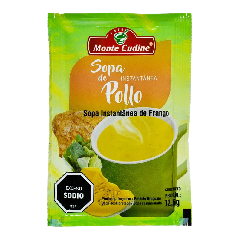 Sopa Instantánea De Pollo Monte Cudine 12.5 G
