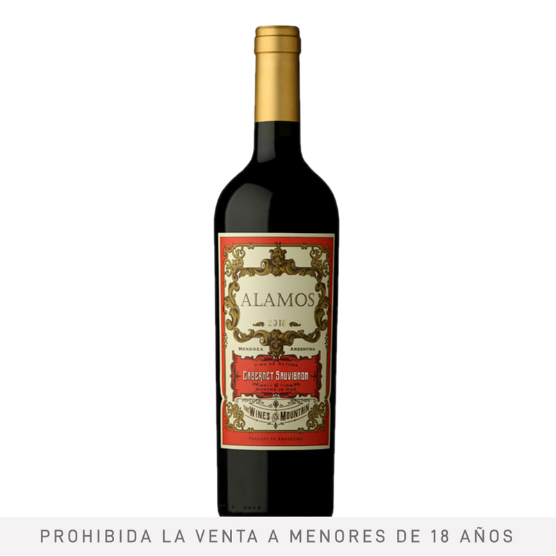 Vino Tinto Cabernet Sauvignon Alamos 750 Ml