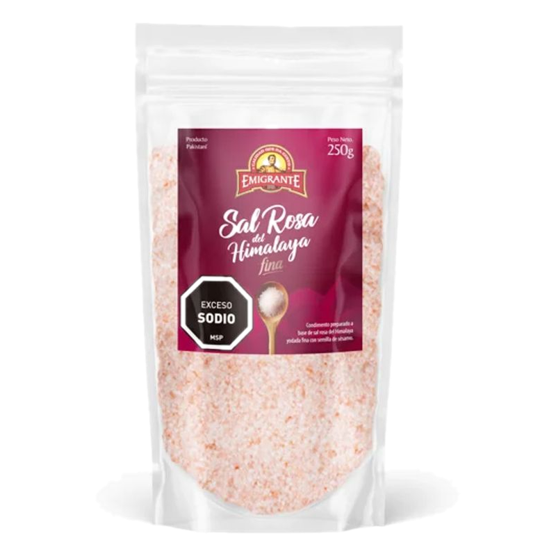 Sal Rosa Fina Con Sesamo El Emigante Doypack 250 G