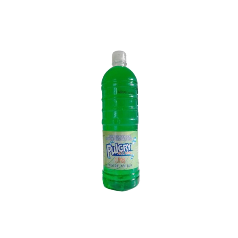 Detergente Pulcry Acción Aloe Vera 1 L