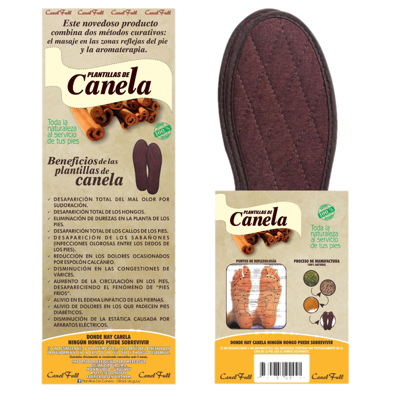 Plantillas De Canela Para Calzado Talle 35/36