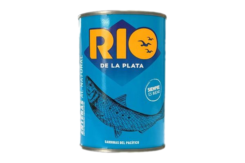 Sardinas Rio De La Plata Enteras Al Natural 425 G