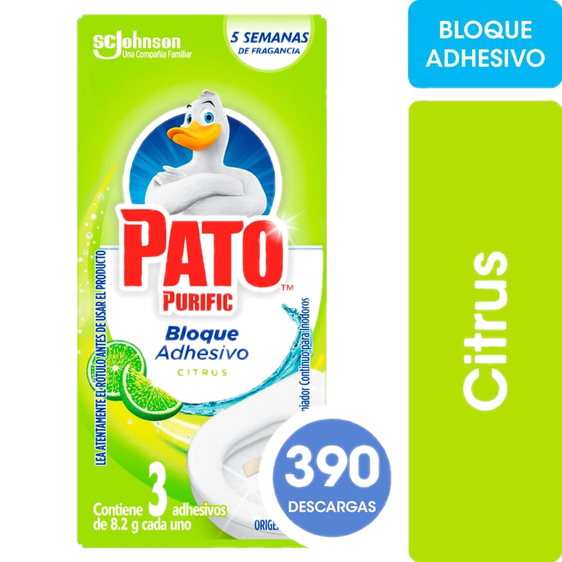 Desodorante Inodoro Pato Adhesivo Limón Refrescante