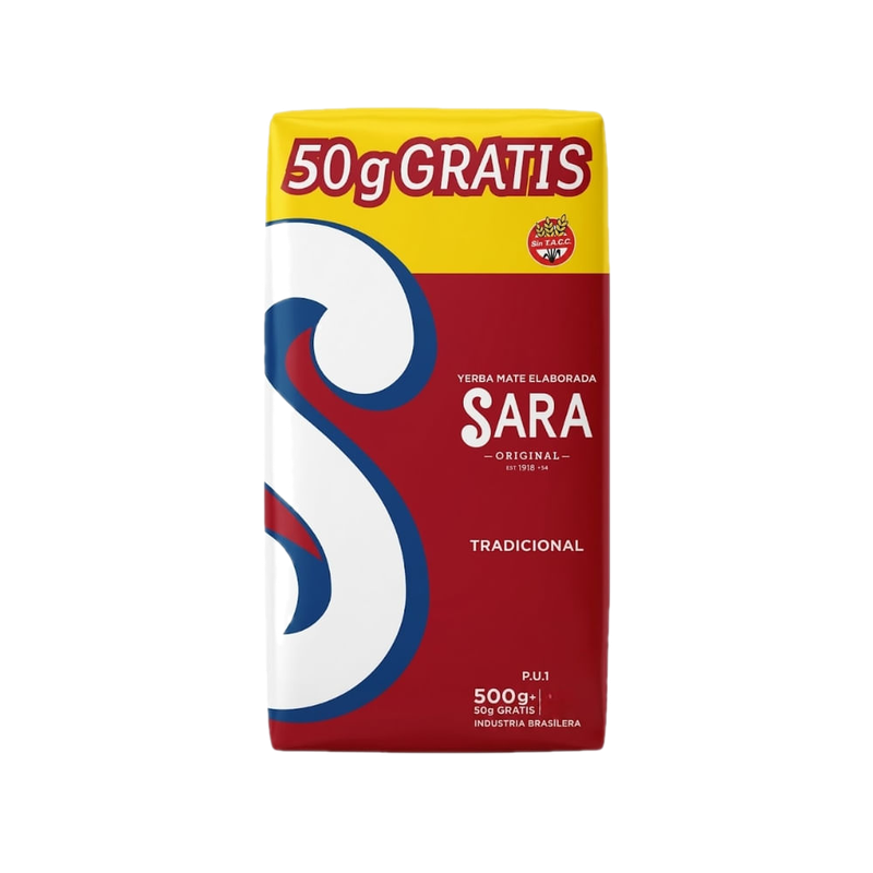 Yerba Sara Tradicional 500 G + 50 G Gratis
