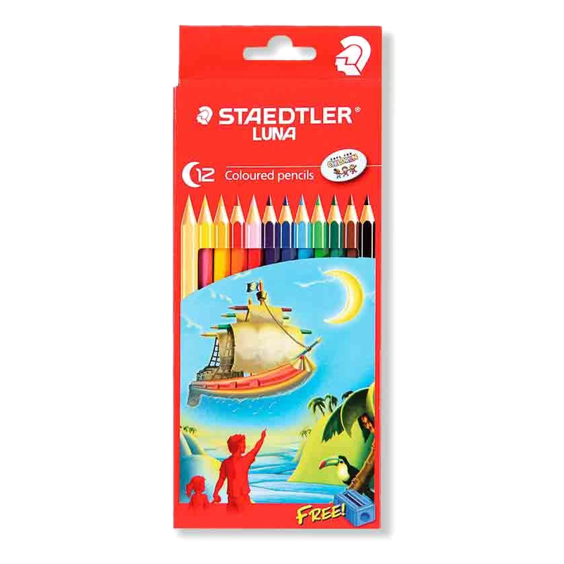 Colores Staedtler 12 Unidades + Sacapunta