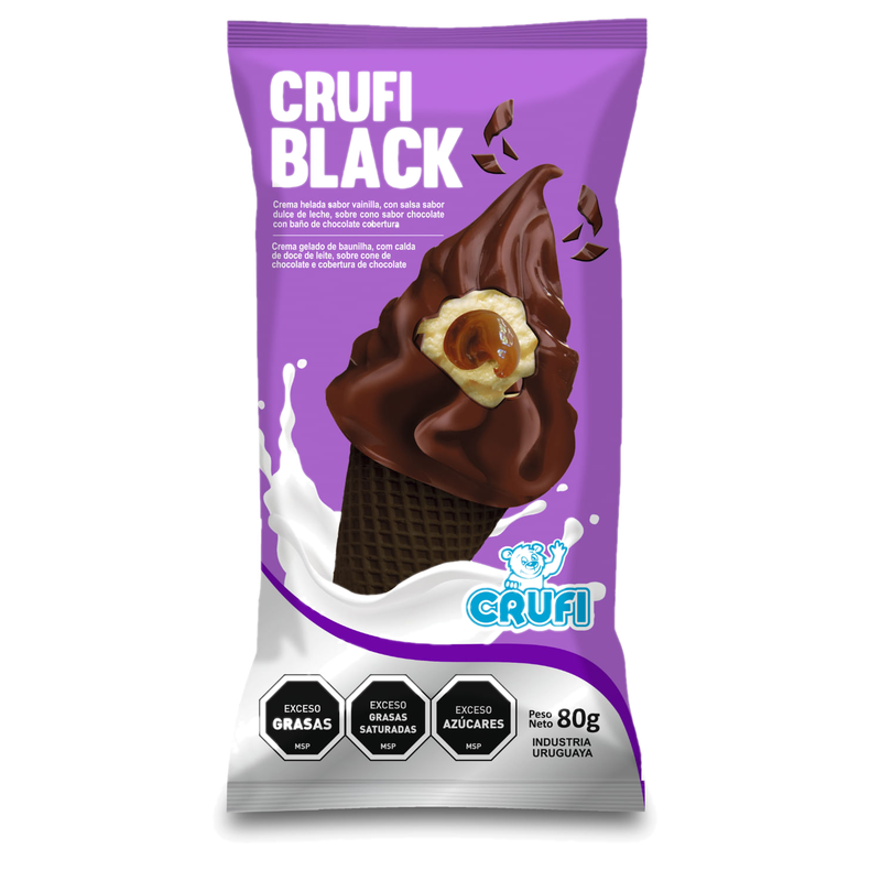Helado Crufi Black Crema 80 G