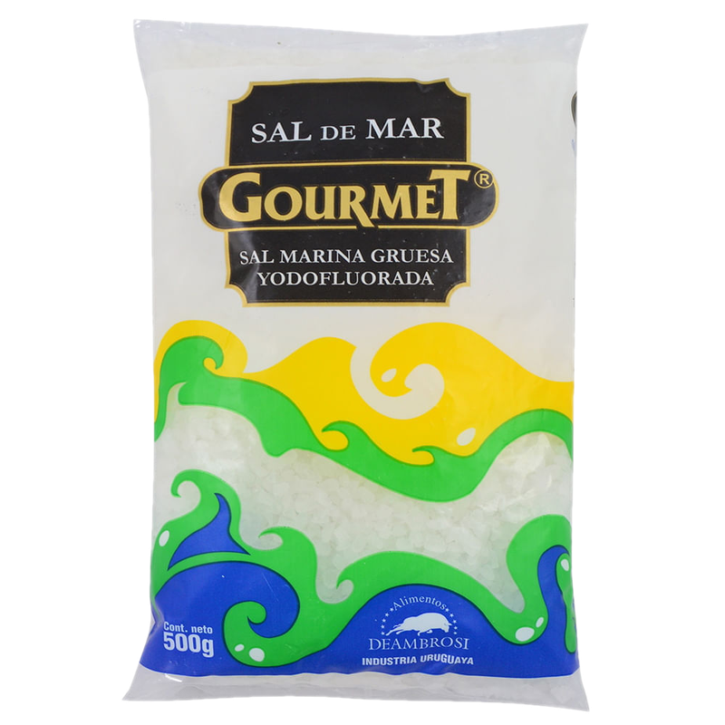 Sal Gruesa De Mar Gourmet Yodada Fluorada 500 G