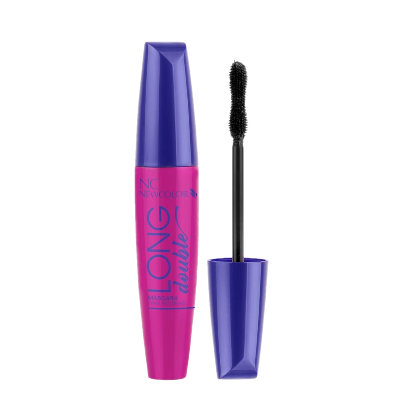Máscara De Pestañas Newcolor Long Double Washable