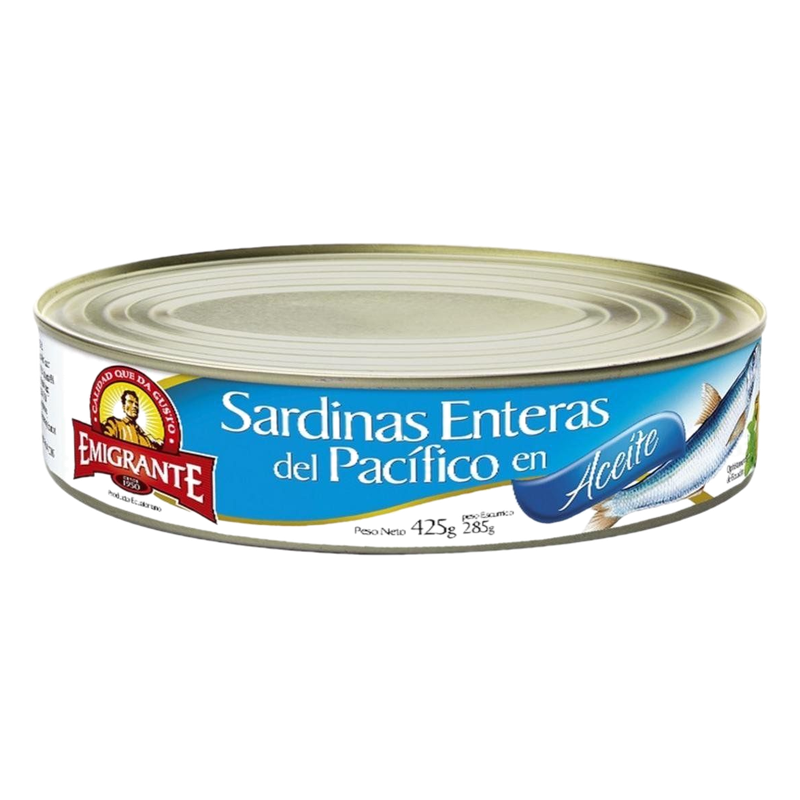 Sardinas En Aceite Emigrante Oval 425 G