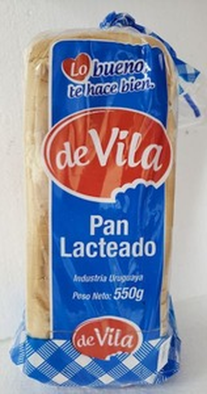 Pan Barreras Lacteado 550 G Rs.