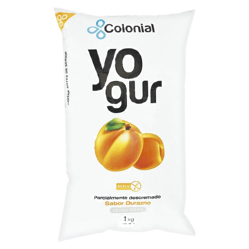 Yogur Colonial Durazno 1 L