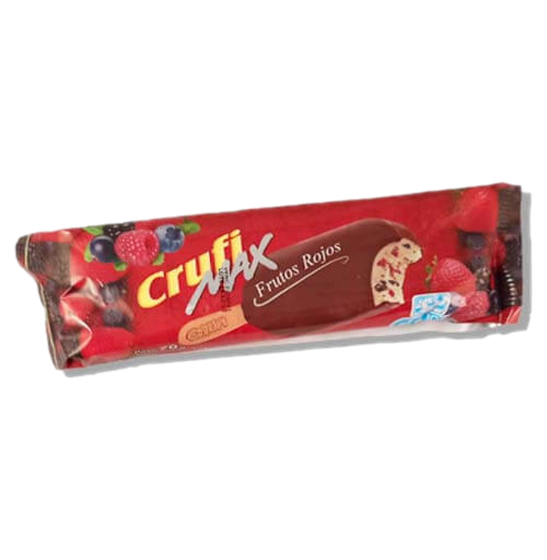 Helado Crufi Max Frutos Rojos Barra 90 Ml