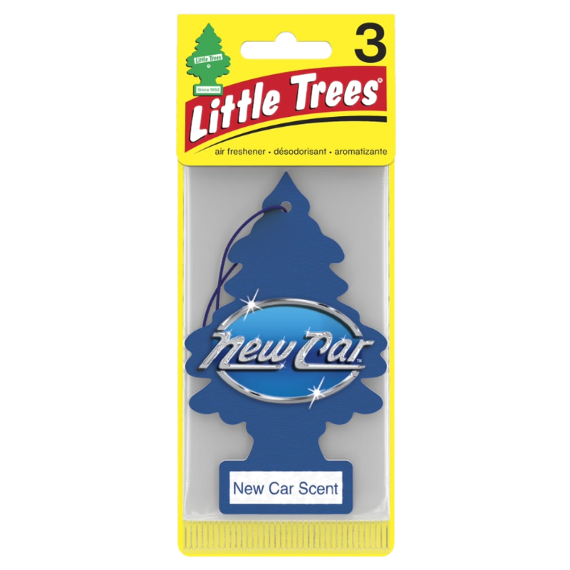 Perfumador New Car Scent Little Trees Pack 3 Unidades