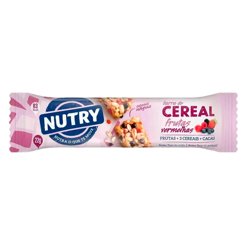 Barra De Cereales Nutry Frutos 22 G