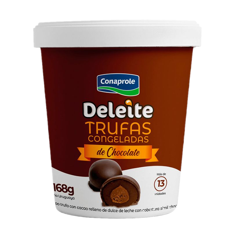 Trufas De Chocolate Congeladas Deleite 168 G