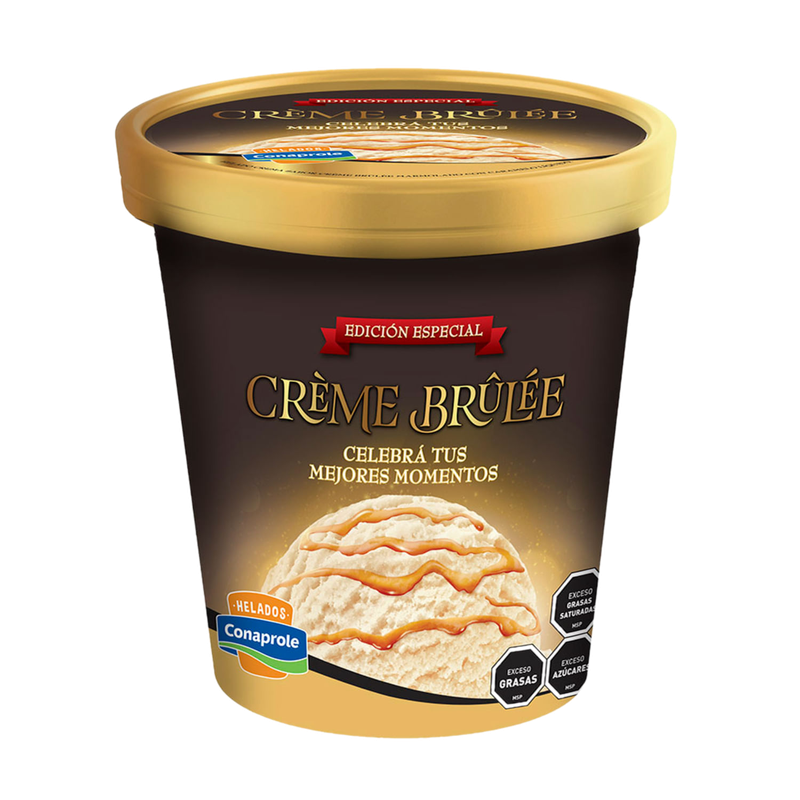 Helado Conaprole Sinfonia 900 Ml Creme Brulee Marmolado Caramelo