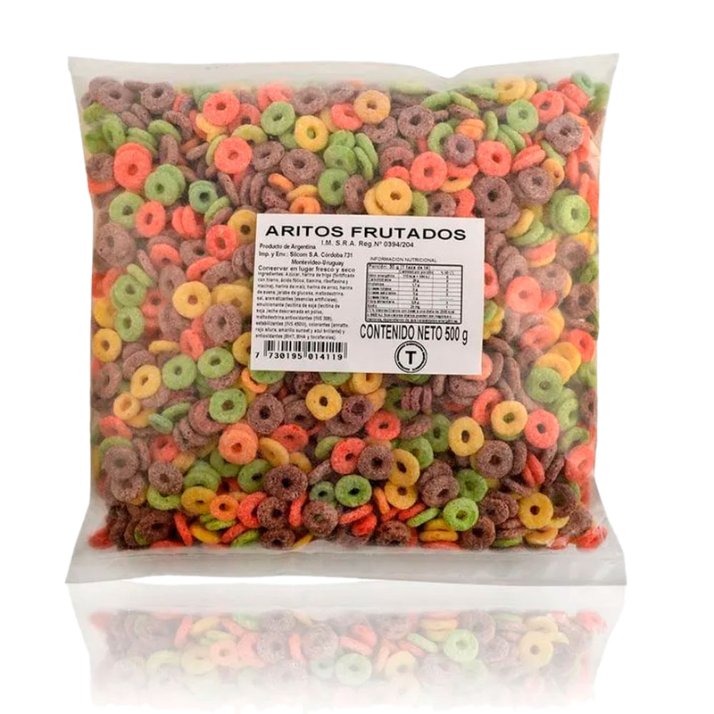 Aritos Frutales Saman Paquete 500 G