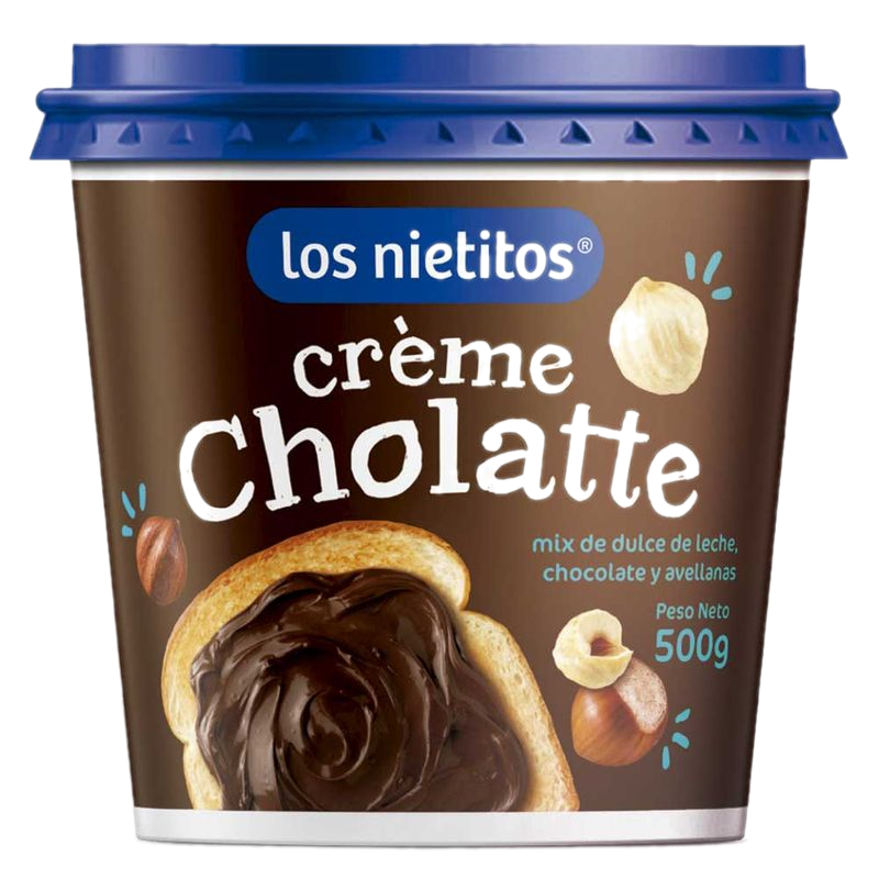Dulce De Leche Los Nietitos Creme Cholatte 500 G