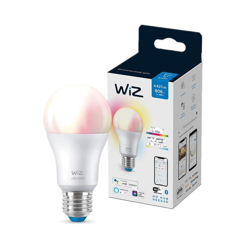 Lámpara Led Smart Wi-fi Wiz 9 W (equivalente A 60 W) A60 E27