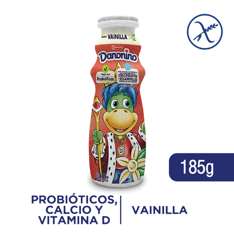 Yogur Danonino Botella Vainilla 185 G