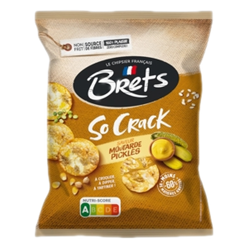 Snack So Crack Brets Mostaza Y Pepinillo 70 G