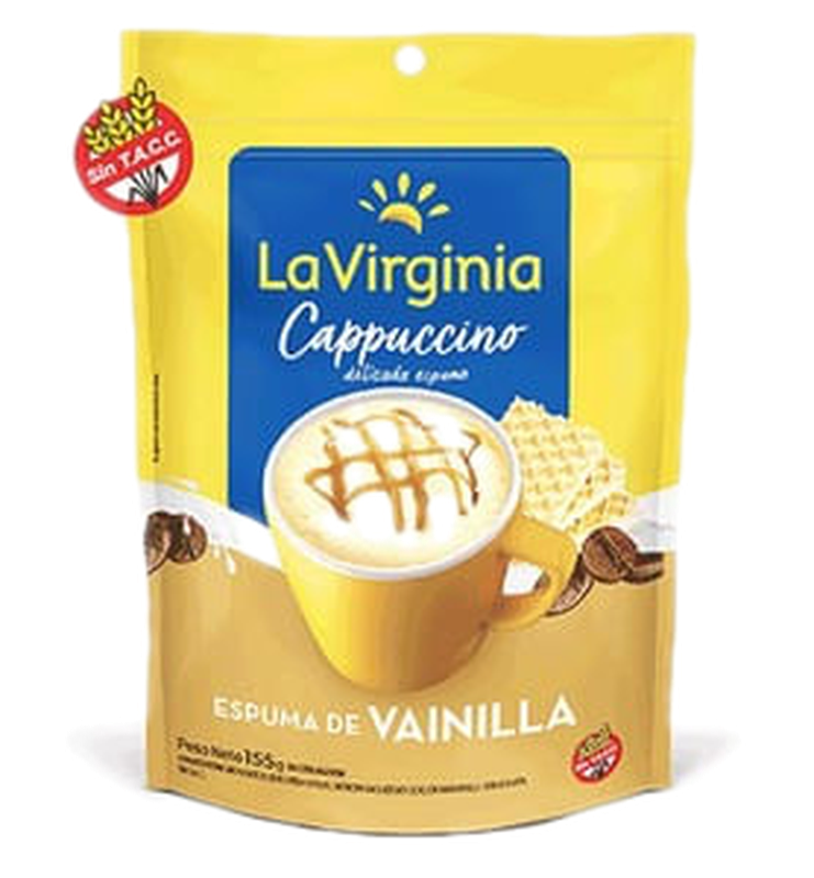 Cappuccino La Virginia Espuma De Vainilla Doypack 155 G