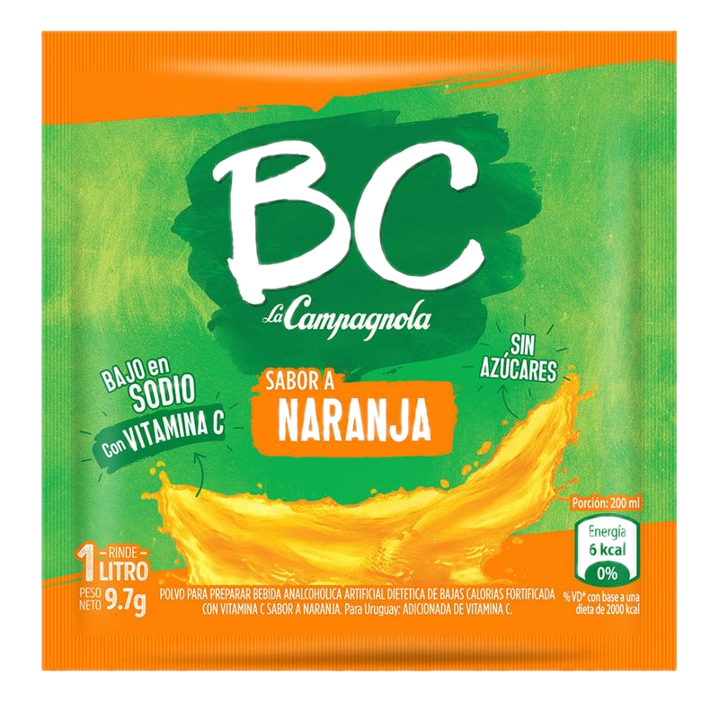Refresco Bc La Campagnola Naranja 7 G
