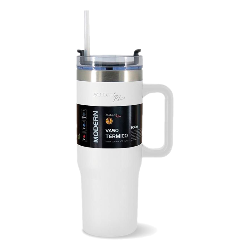Mug Térmico Selecta Travel Blanco 0.9 L