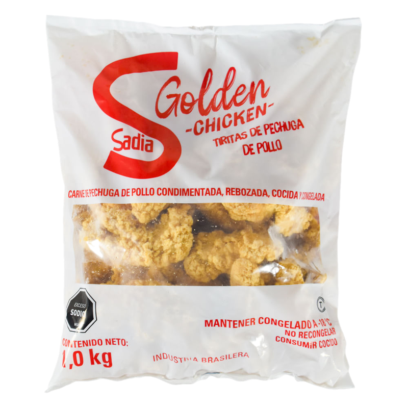 Tiritas De Pollo Golden Chicken Sadia 1 Kg