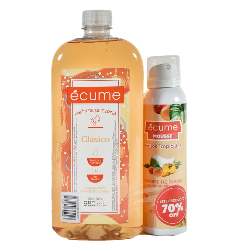Jabón Líquido En Espuma Ecume Repuesto 980 Ml + Mousse