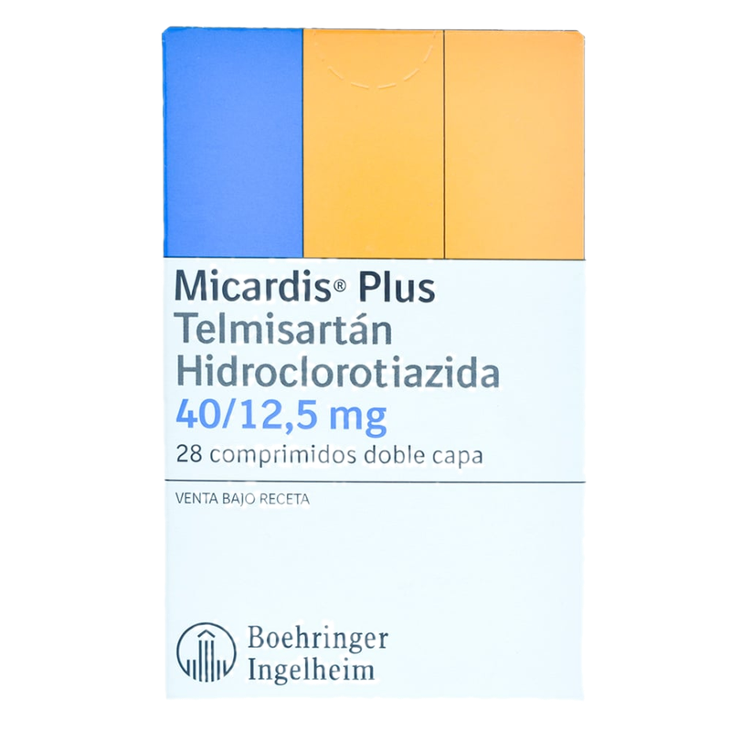 Micardis Plus 40 Mg/12.5 Mg 28 Comprimidos Doble Capa