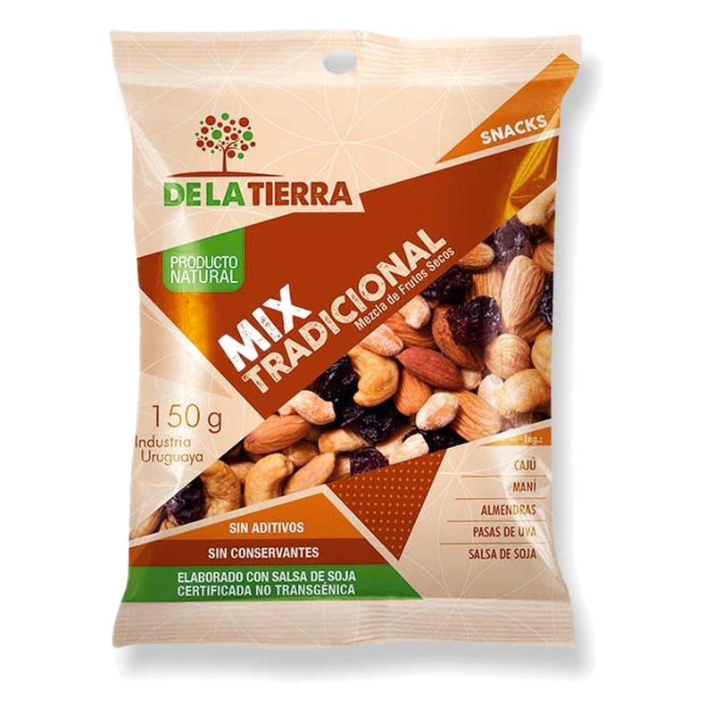 Mix Frutos Secos Tradicional De La Tierra 150 G