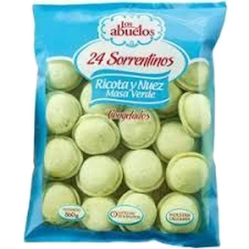 Sorrentinos Los Abuelos 860 G Ricota Y Nuez